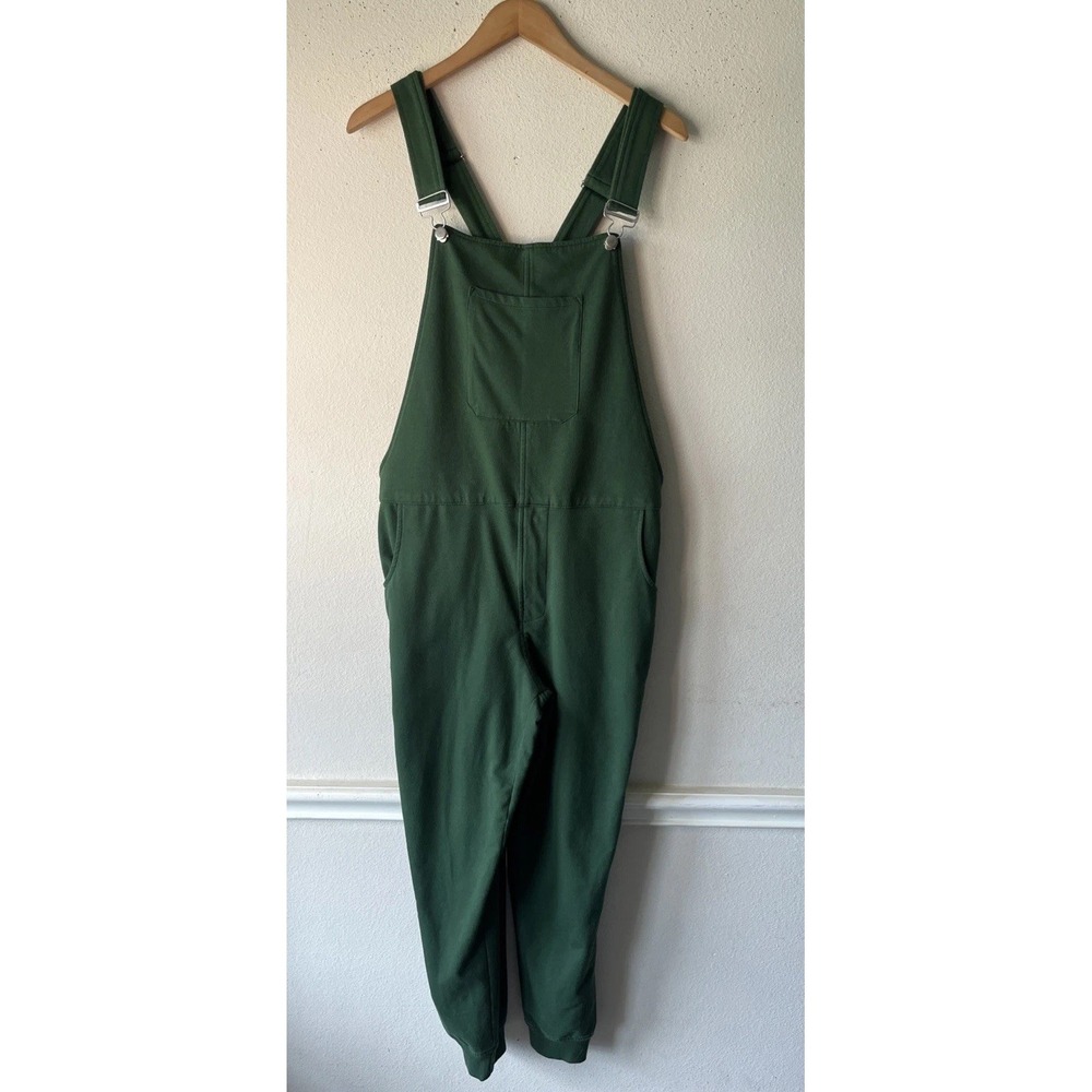 Swoveralls Overalls Women XL Green Athleisure Jogger Comfycore Pockets Cotton